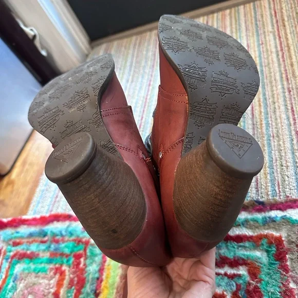 Fluevog NEARLY NEW East End Gladstone reddish brown lace-up boot- 9.5 (fits 10) - Picture 15 of 16